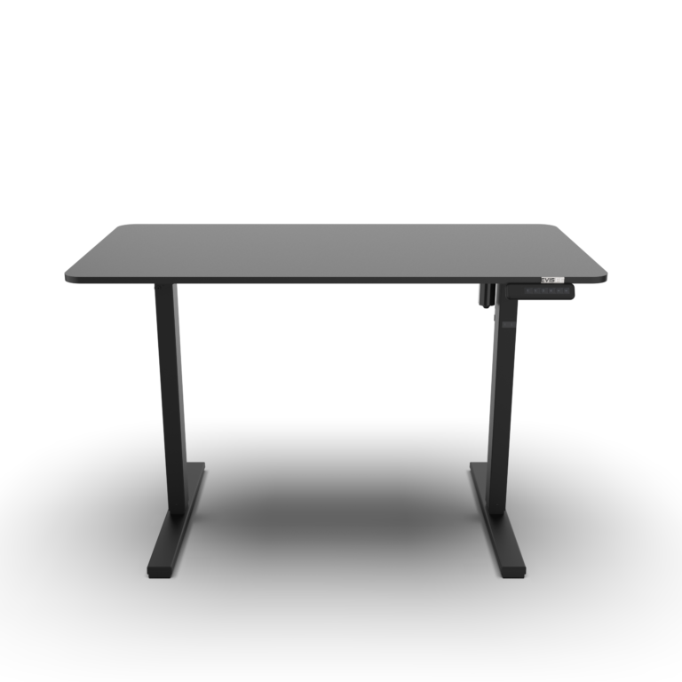 Height-Adjustable Smart Desk in Black - Elegant and Ergonomic Desk for Enhanced Productivity
