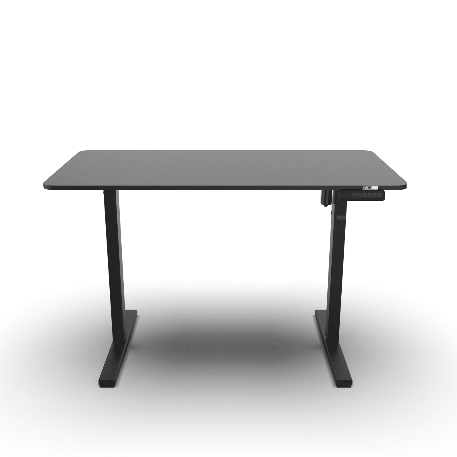 Height-Adjustable Smart Desk in Black - Elegant and Ergonomic Desk for Enhanced Productivity